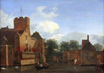 Kasteel Loenersloot in Holland door Jan van der Heyden